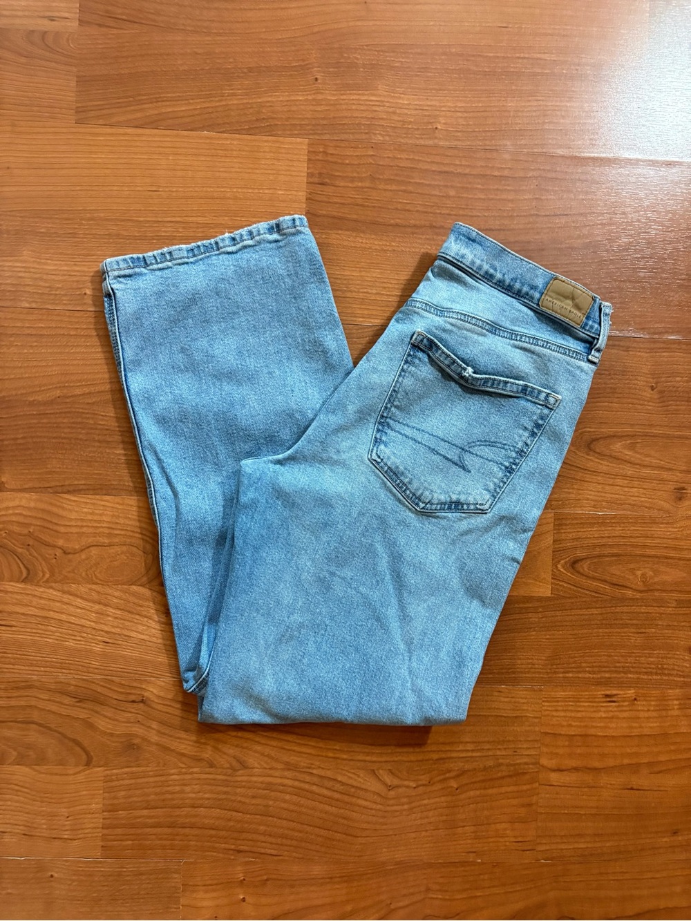 American Eagle Outfitters Classic Light Wash Straight Leg Jeans